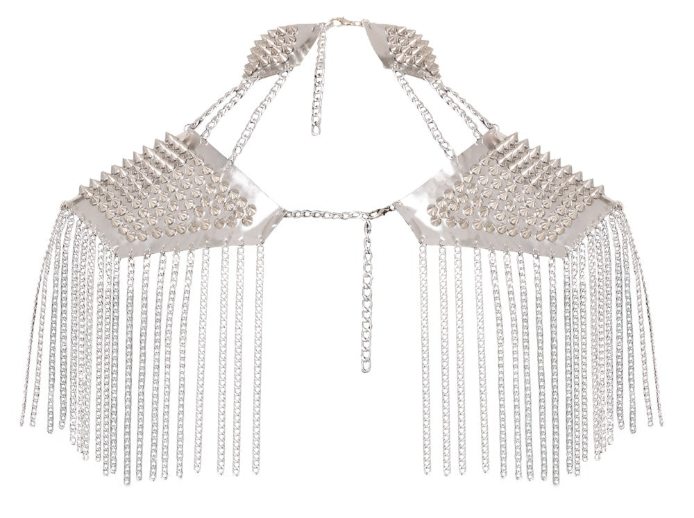 BAD KITTY - CHAIN COLLAR HARNESS