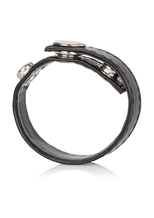 CALEXOTICS - LÆDER 3-SNAP PENIS RING