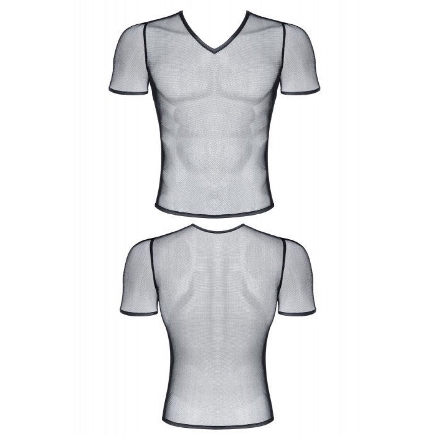 REGNES - MESH V-HALS T-SHIRT