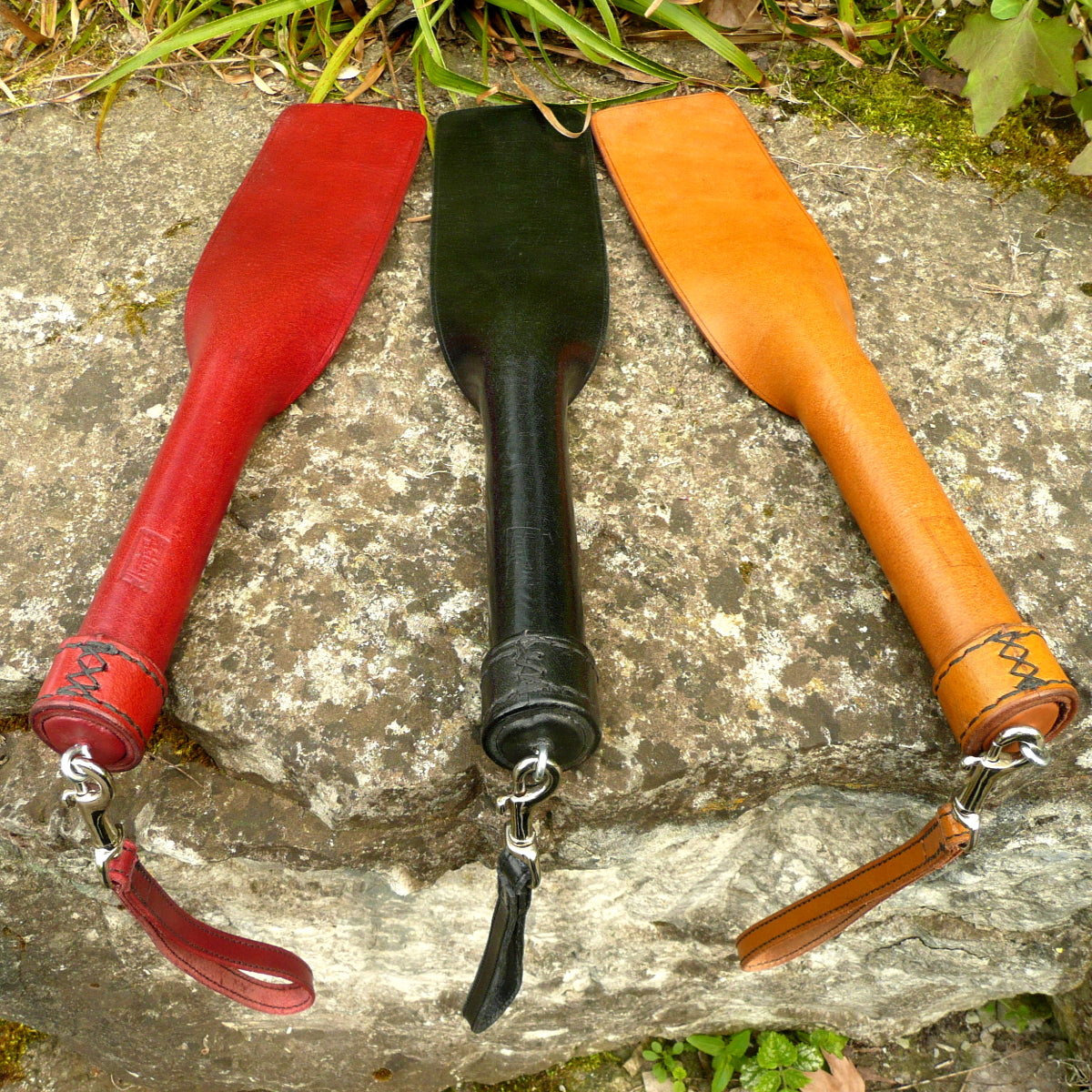 MCHURT - THE SHOVEL LÆDER PADDLE I BORDEAUX