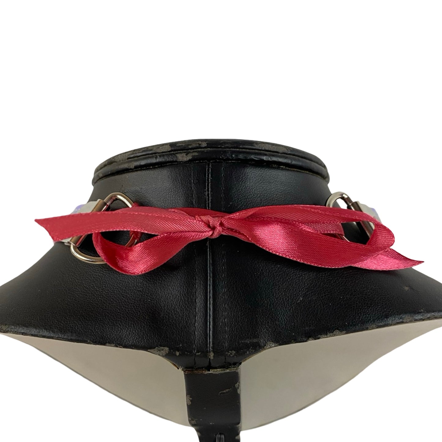 KINK KBH // HANDCRAFTED - HOLOGRAFISK CHOKER MED PINK NITTER