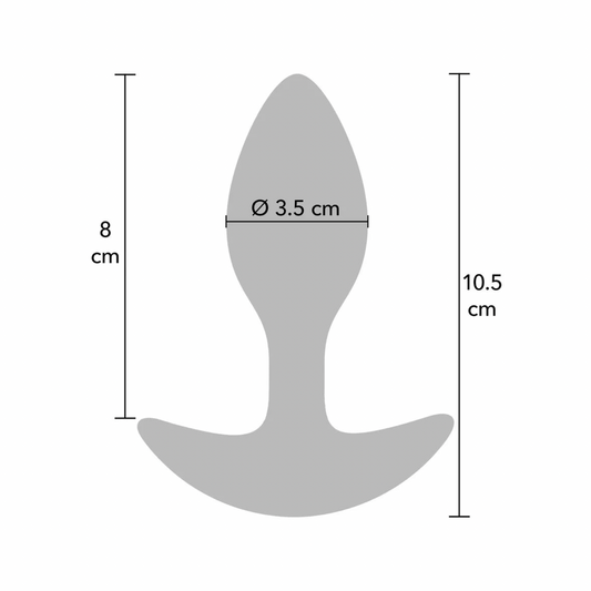 HIDDEN DESIRE - VÆGTET BUTTPLUG