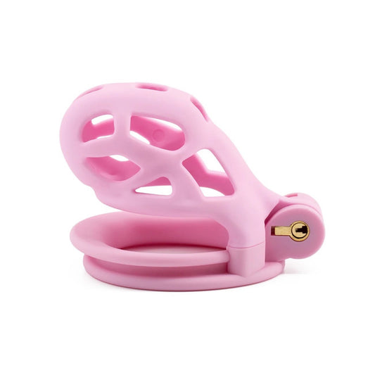 HIDDEN DESIRE EXTREME - PINK PENIS PRISON COCK CAGE SHORT