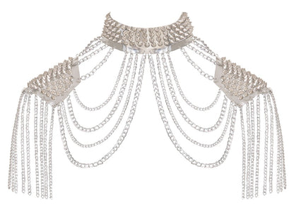 BAD KITTY - CHAIN COLLAR HARNESS