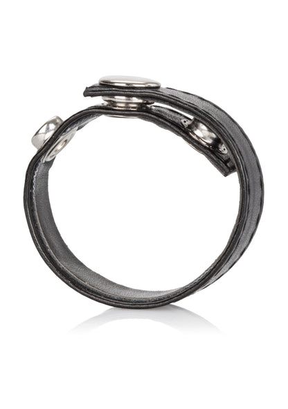 CALEXOTICS - LÆDER 3-SNAP PENIS RING