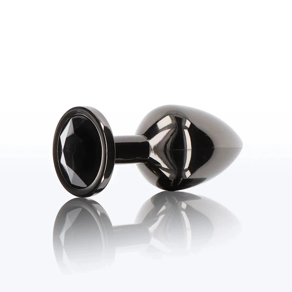 TABOOM - BONDAGE IN LUXURY - SORT DIAMANT BUTT PLUG SMALL