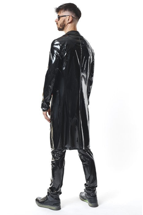 REGNES - STEFANO PVC TRENCH COAT