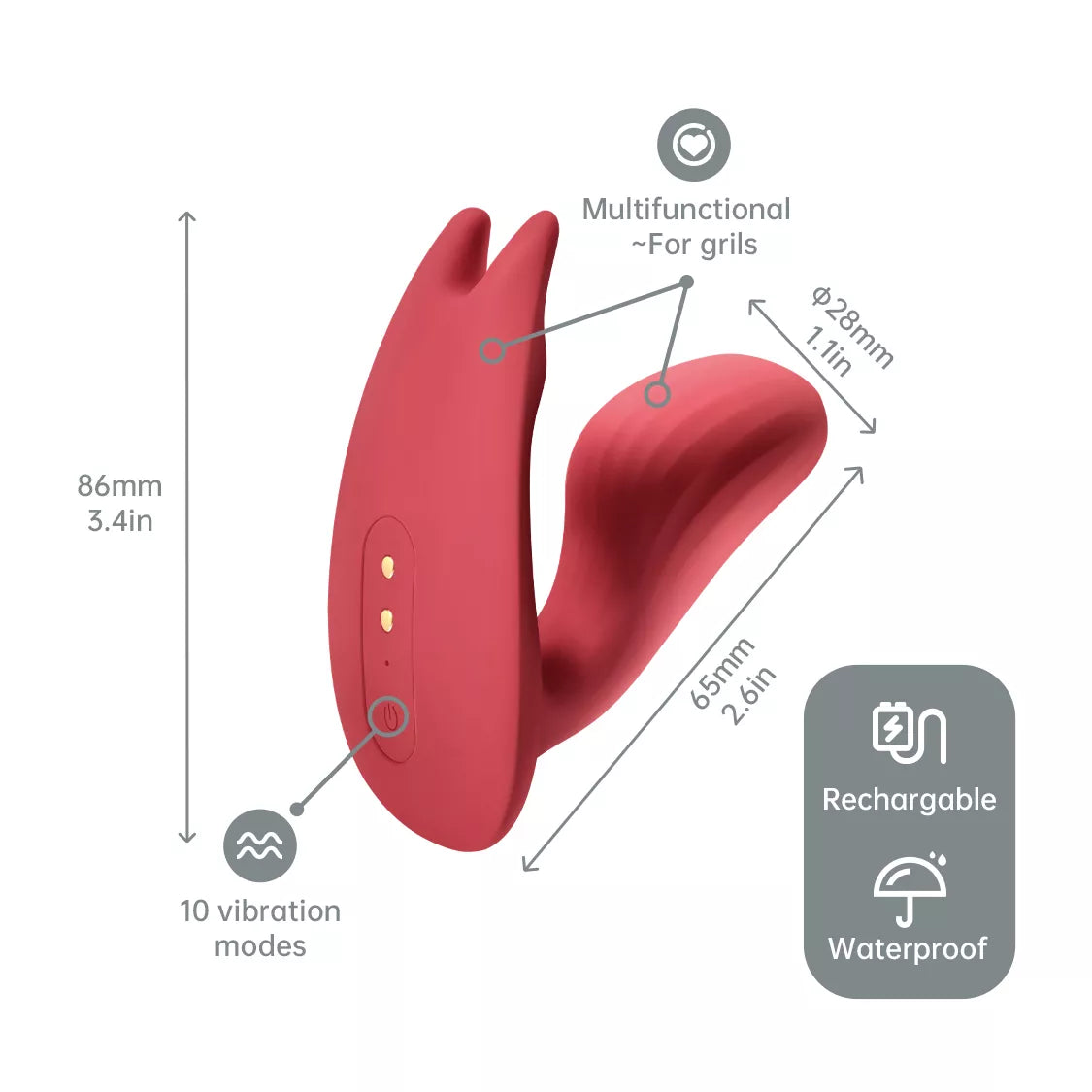 Magic Motion - Umi app-styret vibrator