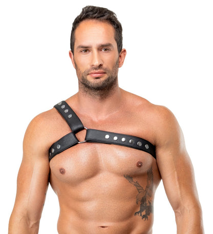ZADO - LÆDER SKRÅ SKULDER HARNESS