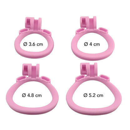 HIDDEN DESIRE EXTREME - PINK PENIS PRISON COCK CAGE SHORT