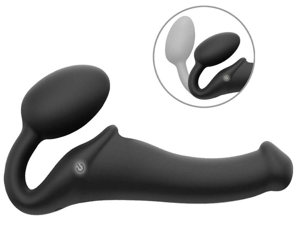 STRAP-ON-ME - DOBBELTDILDO MED VIBRATION M
