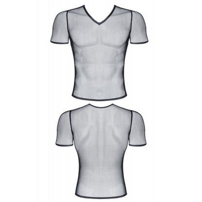 REGNES - MESH V-HALS T-SHIRT