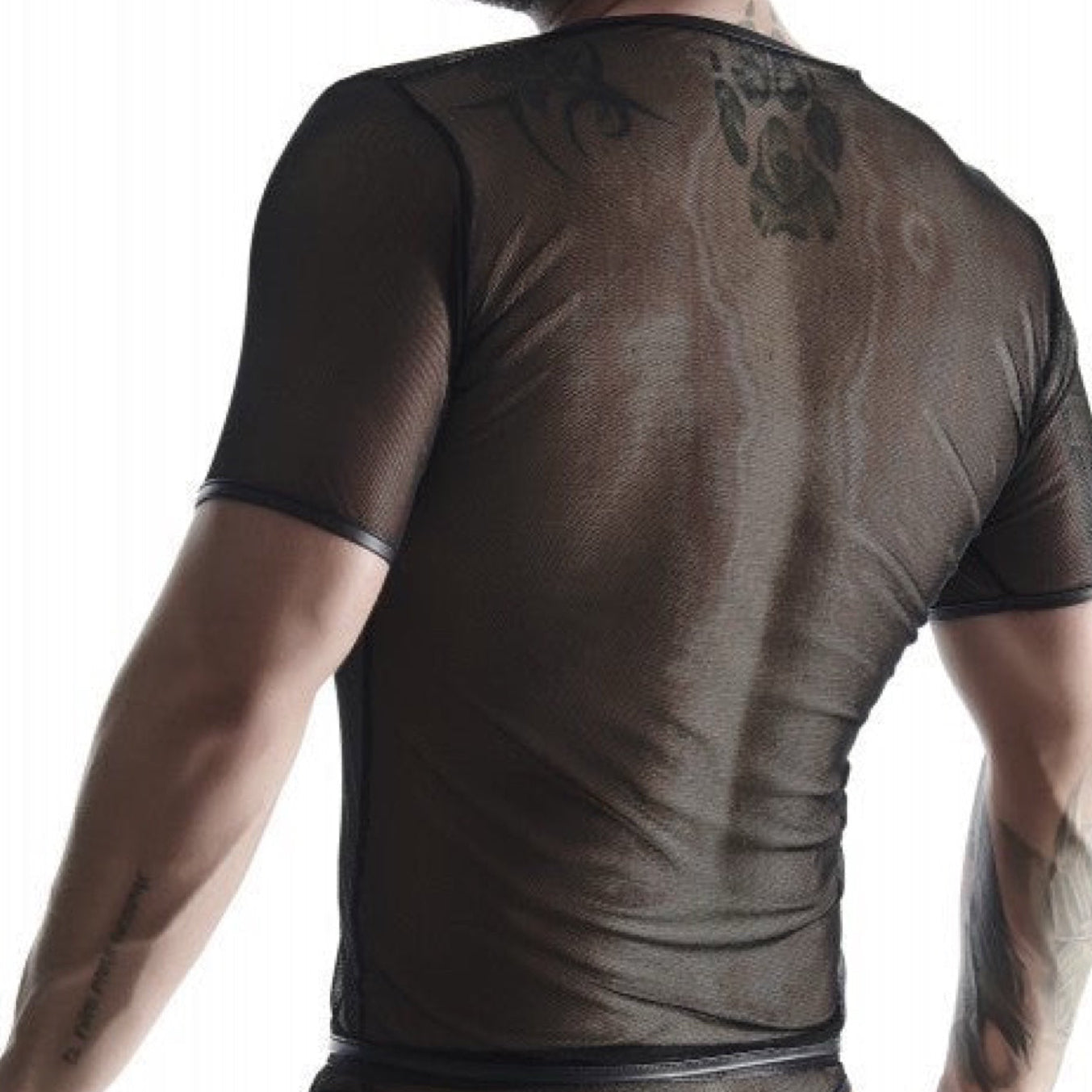 REGNES - MESH V-HALS T-SHIRT