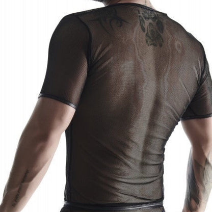 REGNES - MESH V-HALS T-SHIRT