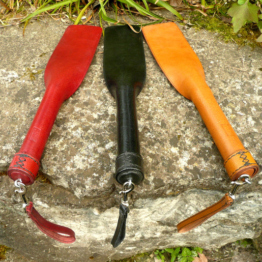 MCHURT - THE SHOVEL LÆDER PADDLE I BORDEAUX