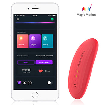 MAGIC MOTION - NYX APP-STYRET TRUSSE VIBRATOR