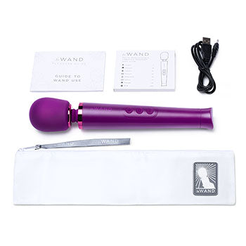 LE WAND - PETITE GENOPLADELIG MASSAGE APPARAT LILLA