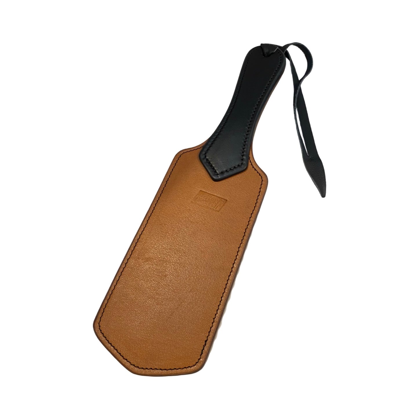 MCHURT - FULL SIZE LÆDER PADDLE I BRUN