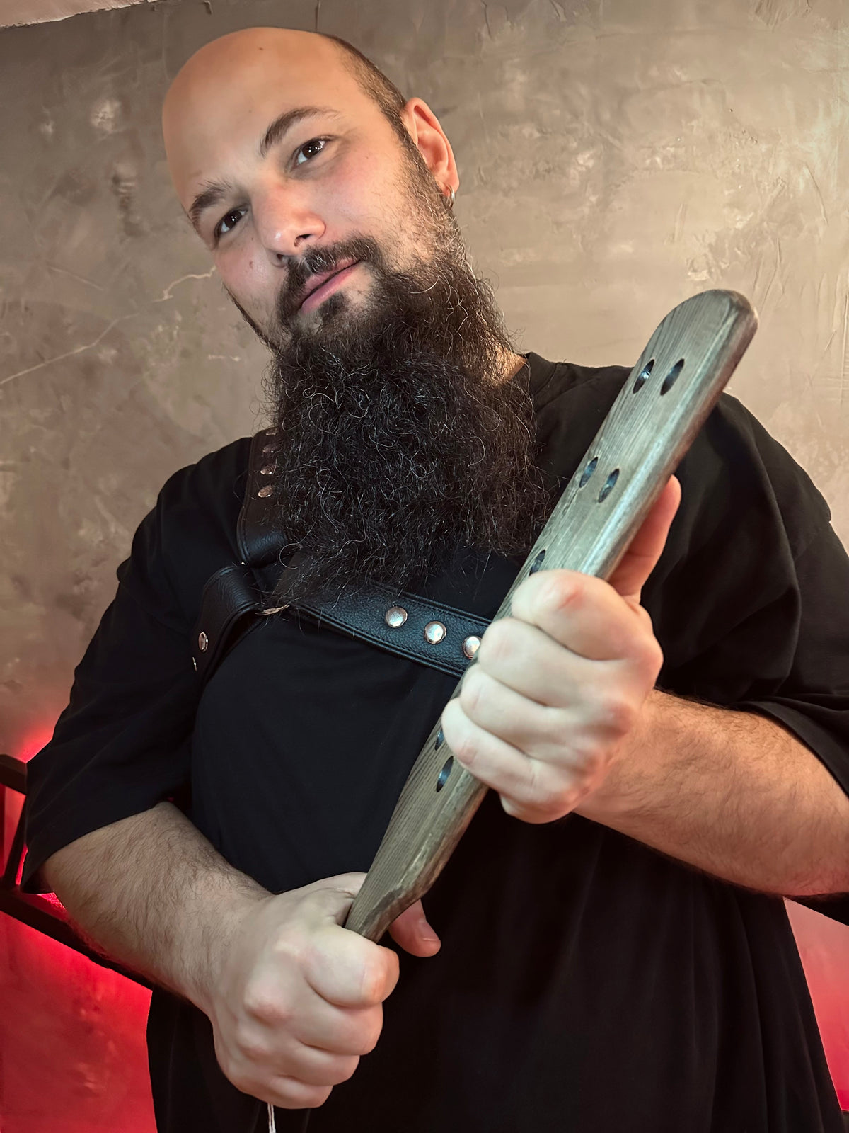MCHURT - SIR BLACK ASHWOOD STOR TRÆ PADDLE