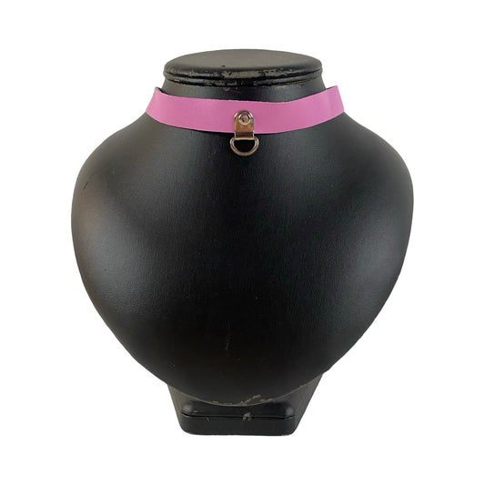 KINK KBH // HANDCRAFTED - FIN LYSERØD SKIND CHOKER