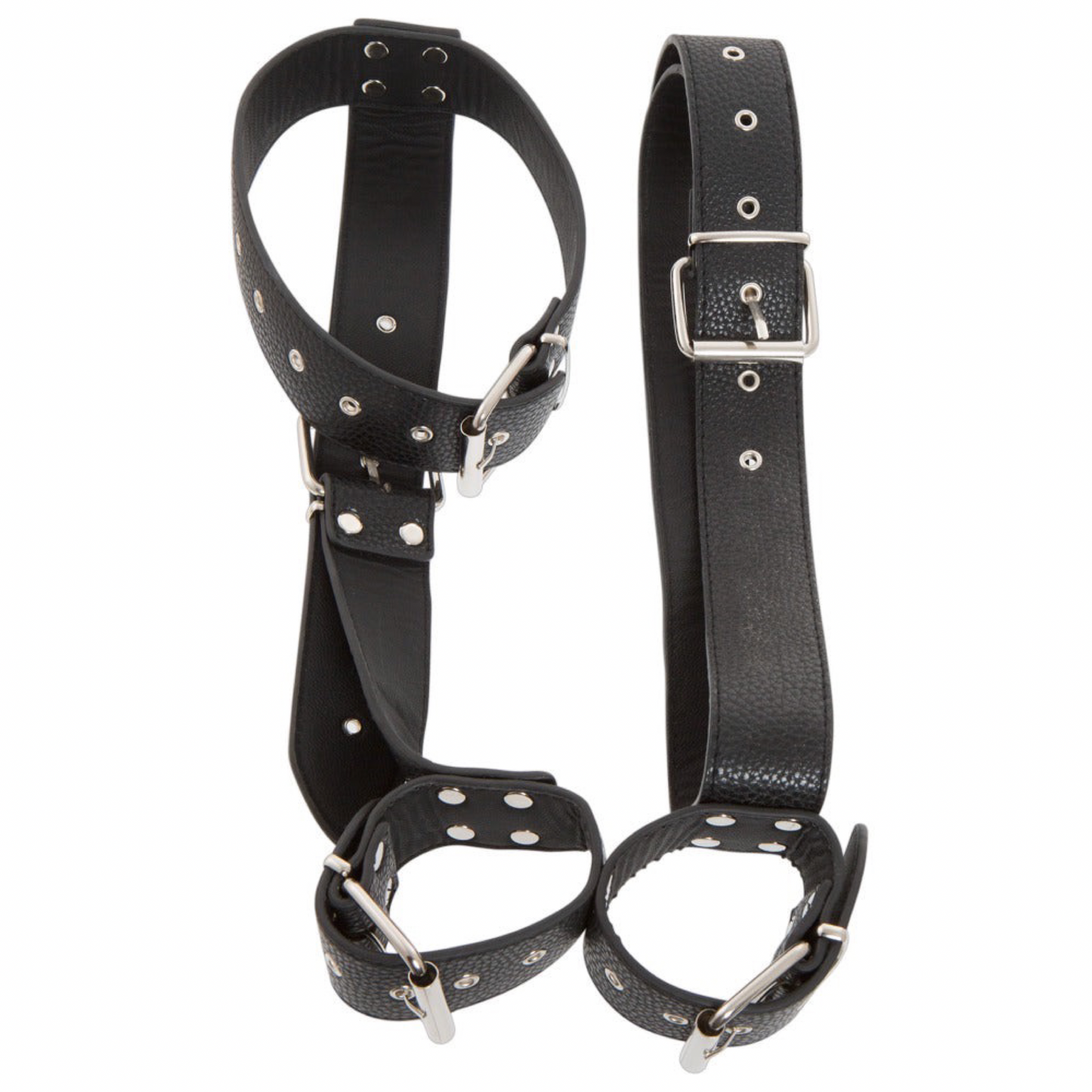 BAD KITTY - NECK RESTRAINT MED HÅNDLEDS MANCHETTER