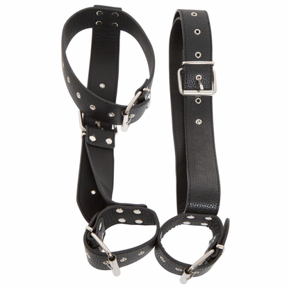 BAD KITTY - NECK RESTRAINT MED HÅNDLEDS MANCHETTER