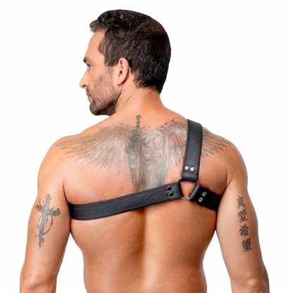 ZADO - LÆDER SKRÅ SKULDER HARNESS