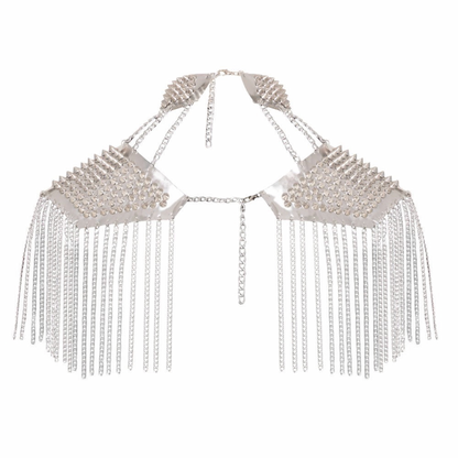 BAD KITTY - CHAIN COLLAR HARNESS