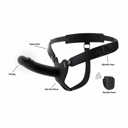 HIDDEN DESIRE - HUL STRAP-ON MED VIBRATION