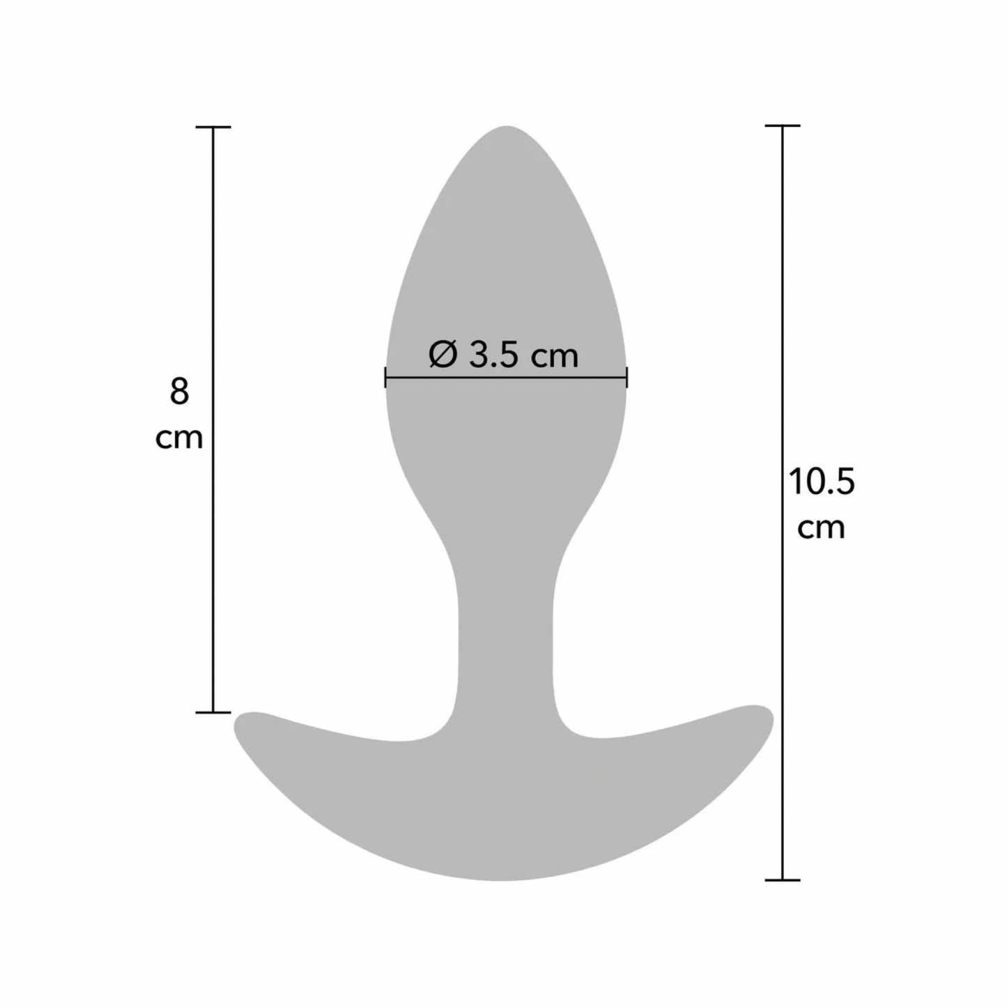 HIDDEN DESIRE - VÆGTET BUTTPLUG