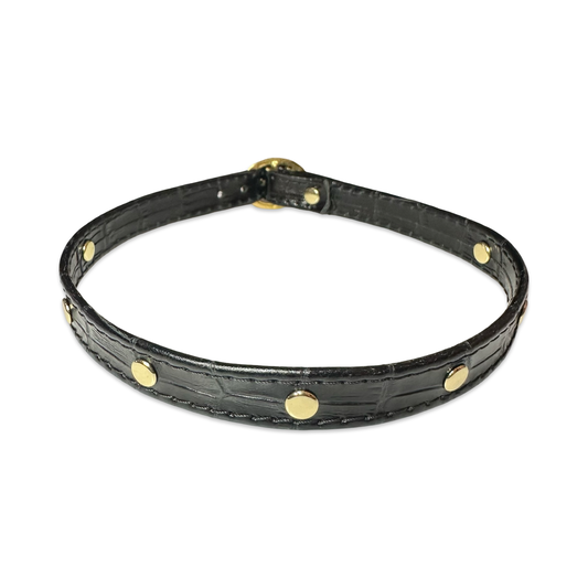 KINK KBH // HANDCRAFTED - TYND COLLAR MED GULD NITTER