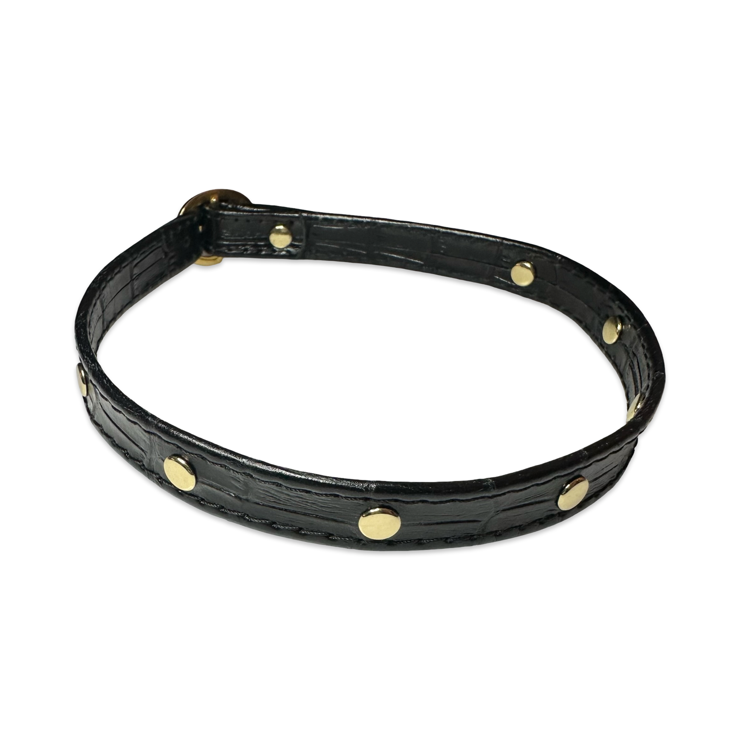 KINK KBH // HANDCRAFTED - TYND COLLAR MED GULD NITTER