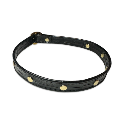 KINK KBH // HANDCRAFTED - TYND COLLAR MED GULD NITTER