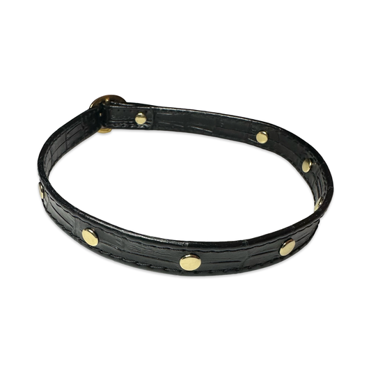 KINK KBH // HANDCRAFTED - TYND COLLAR MED GULD NITTER