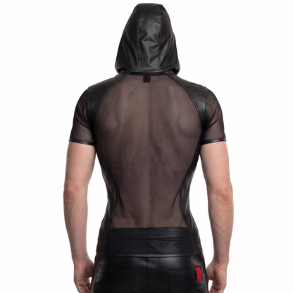 REGNES - GINTER T-SHIRT MED HOOD OG LYNLÅS