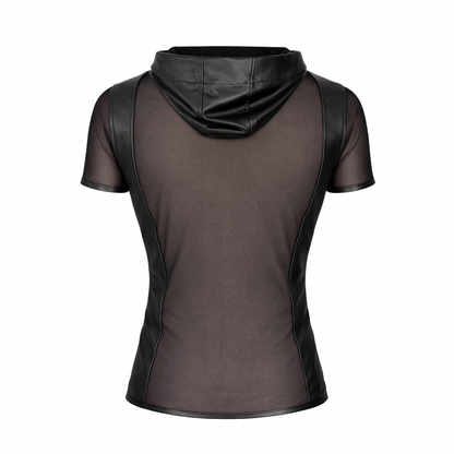 REGNES - GINTER T-SHIRT MED HOOD OG LYNLÅS