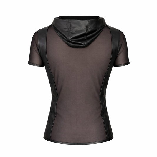 REGNES - GINTER T-SHIRT MED HOOD OG LYNLÅS