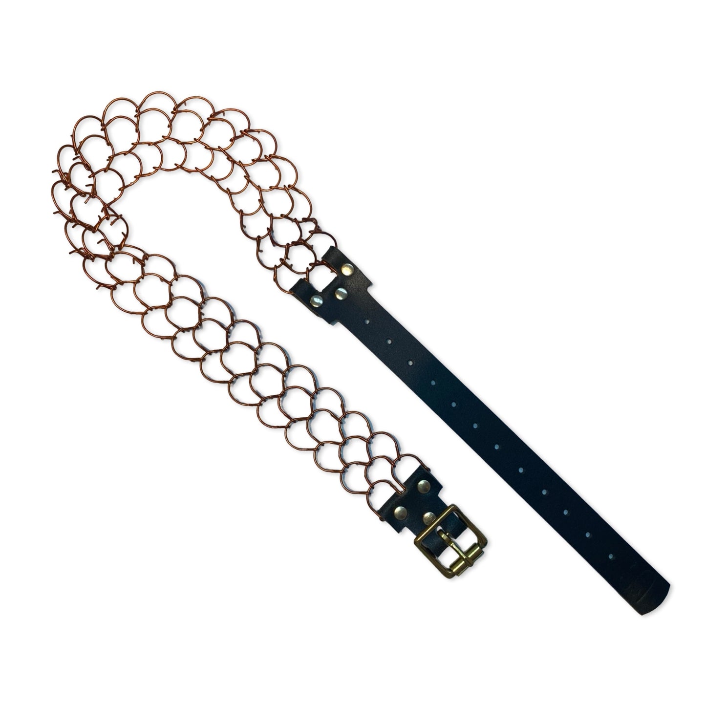 HÅNDLAVET CILICE I KOBBER OG SORT LÆDER