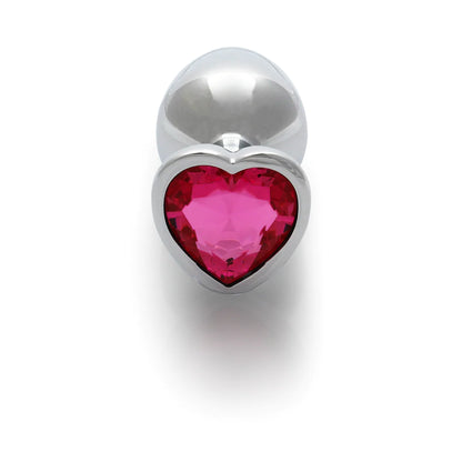 OUCH! - MEDIUM HEART GEM BUTT PLUG