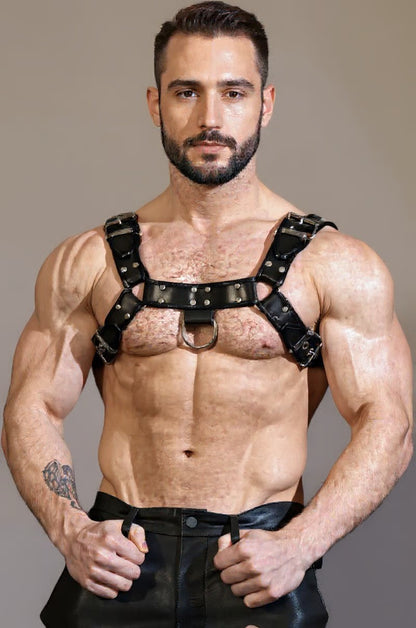 ROUGE - LÆDER H-HARNESS