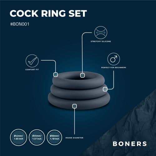 BONERS - COCK RING SET