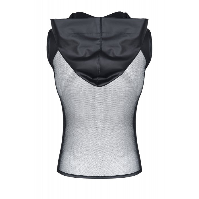 REGNES - ÆRMELØS MESH HOODIE