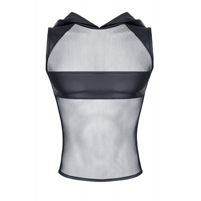 REGNES - ÆRMELØS MESH HOODIE