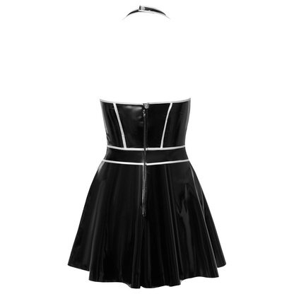 BLACK LEVEL - SORTLAK HALTERNECK MINIDRESS