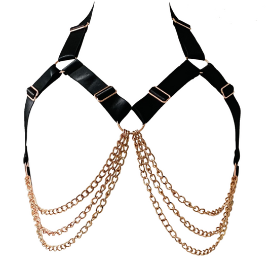 KINKY DIVA - KÆDE BH HARNESS